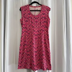 Title Nine Dream Dress Athletic Travel Golf Geometric Print Womens Medium